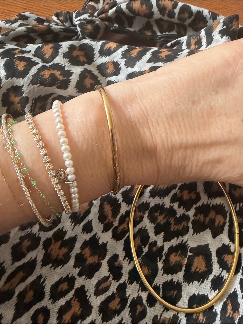 Jenny Bird Dane Bangle and Anklet Set - Picture 3 of 8